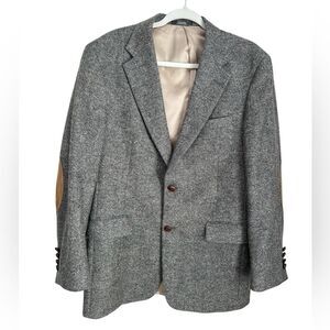 Austin Reed Vintage Tweed Blazer 40R – Elbow Patches – Made in USA